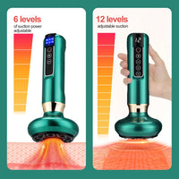 Intelligent Suction Medical Cupping Set Beauty Massager Glass Jars anti Cellulite Cupping Vacuum Slimming Guasha Massage