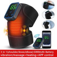 Electric Shoulder Massager Heating Vibration Massage Belt Hot Compress