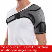 Electric Shoulder Massager Heating Vibration Massage Belt Hot Compress