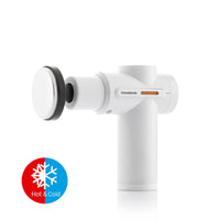 Pistola de masaje InnovaGoods vista frontal, función calor y frío